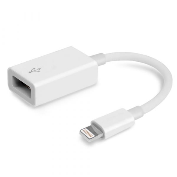 وصلة Lightning to USB   لتوصيل أقراص التخزين بأجهزة آبل.
